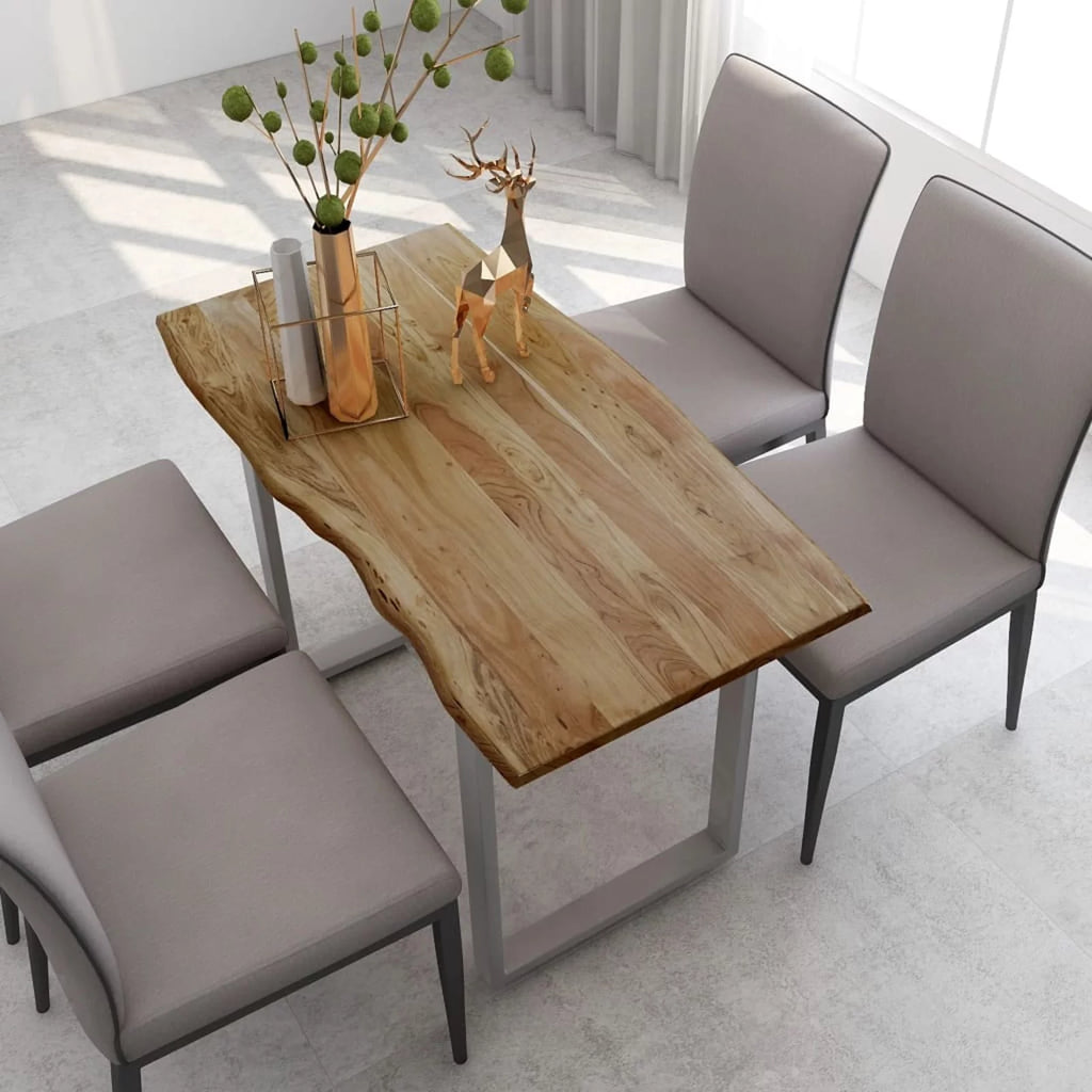 Solid Acacia Wood Dining Table Y7371
