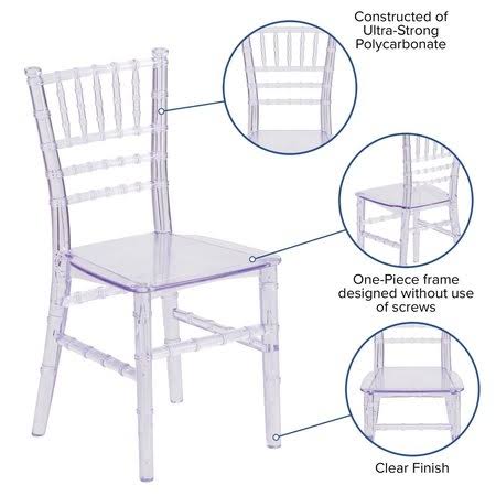 10 Pack Transparent Chiavari Chair B66826
