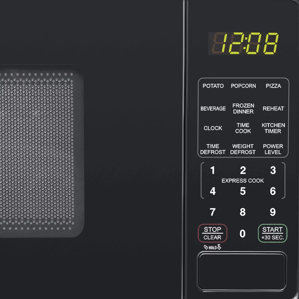 0.7 Cu ft 700 Watts Black Countertop Microwave Oven N846851