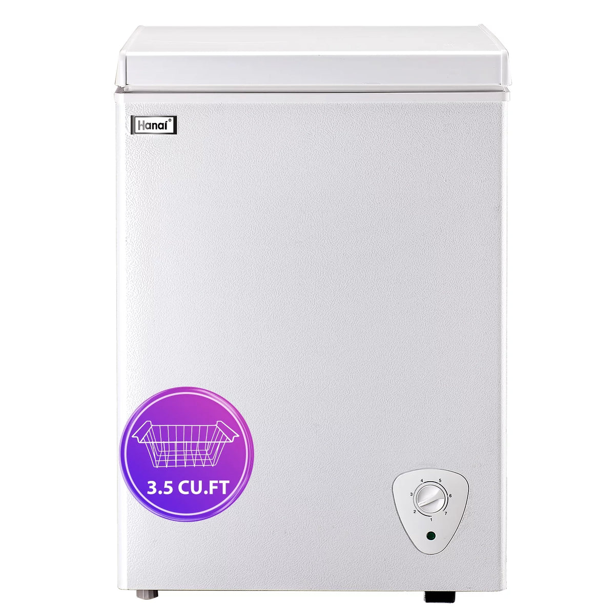 3.5 Cu.ft White Chest Freezer N28381