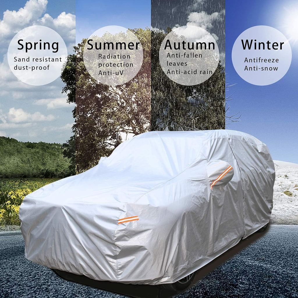 SUV Car Cover Waterproof All Weather with Zipper C861527