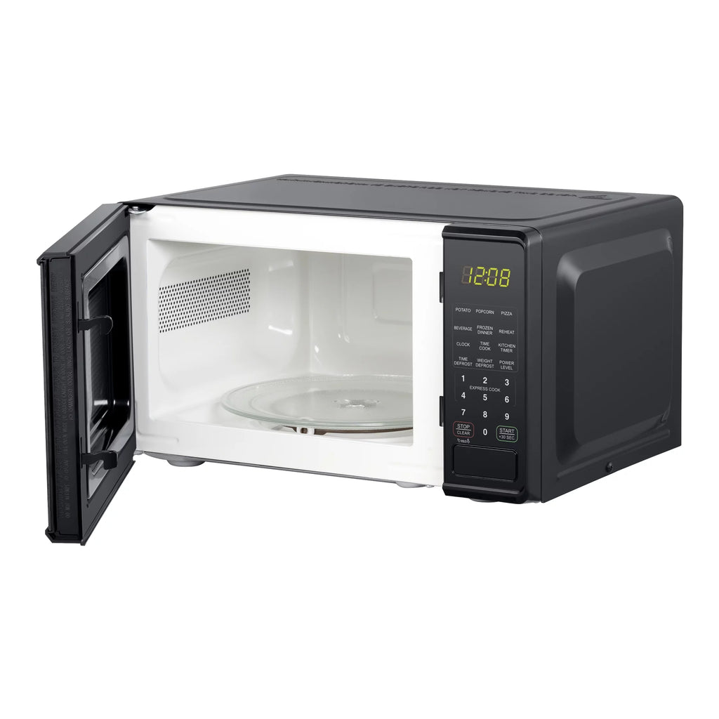 0.7 Cu ft 700 Watts Black Countertop Microwave Oven N846851