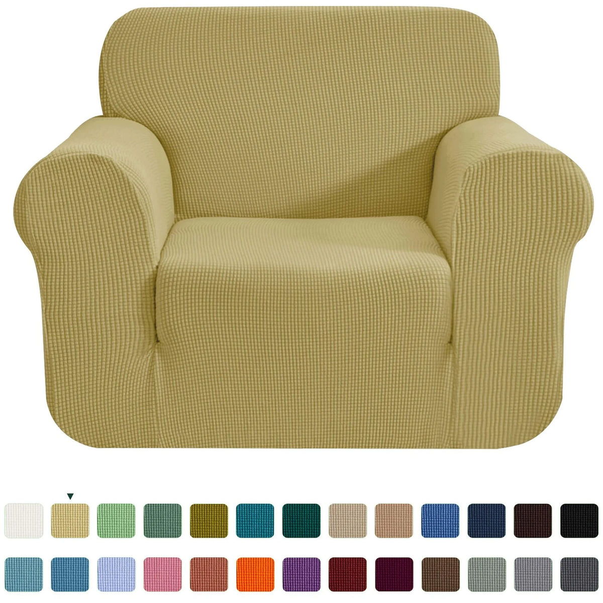 Dark Cyan Stretch Sofa Cover C45839