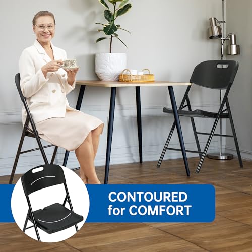 10 Pack 800 LBS White Folding Chairs M771878