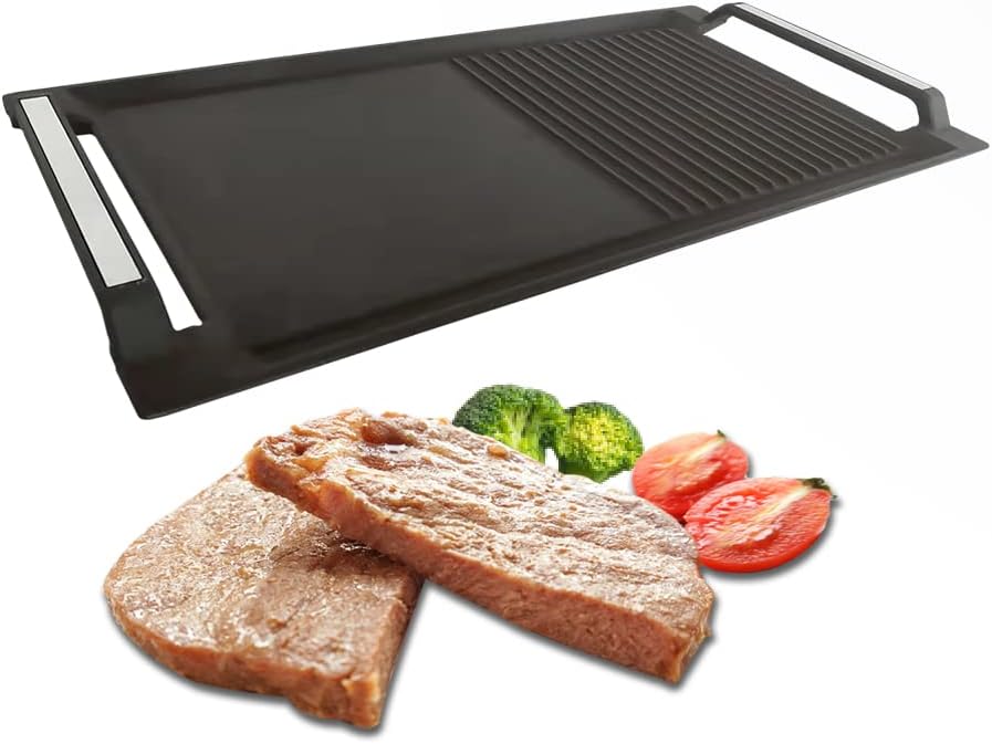 Cast Iron Griddle Pan with 2 Handles U40685