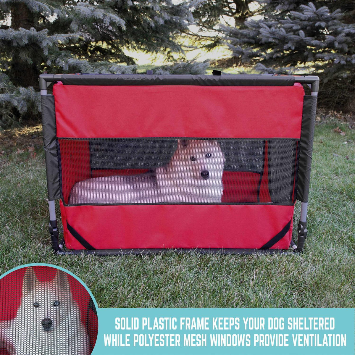 Large Folding Dog Kennel H530992