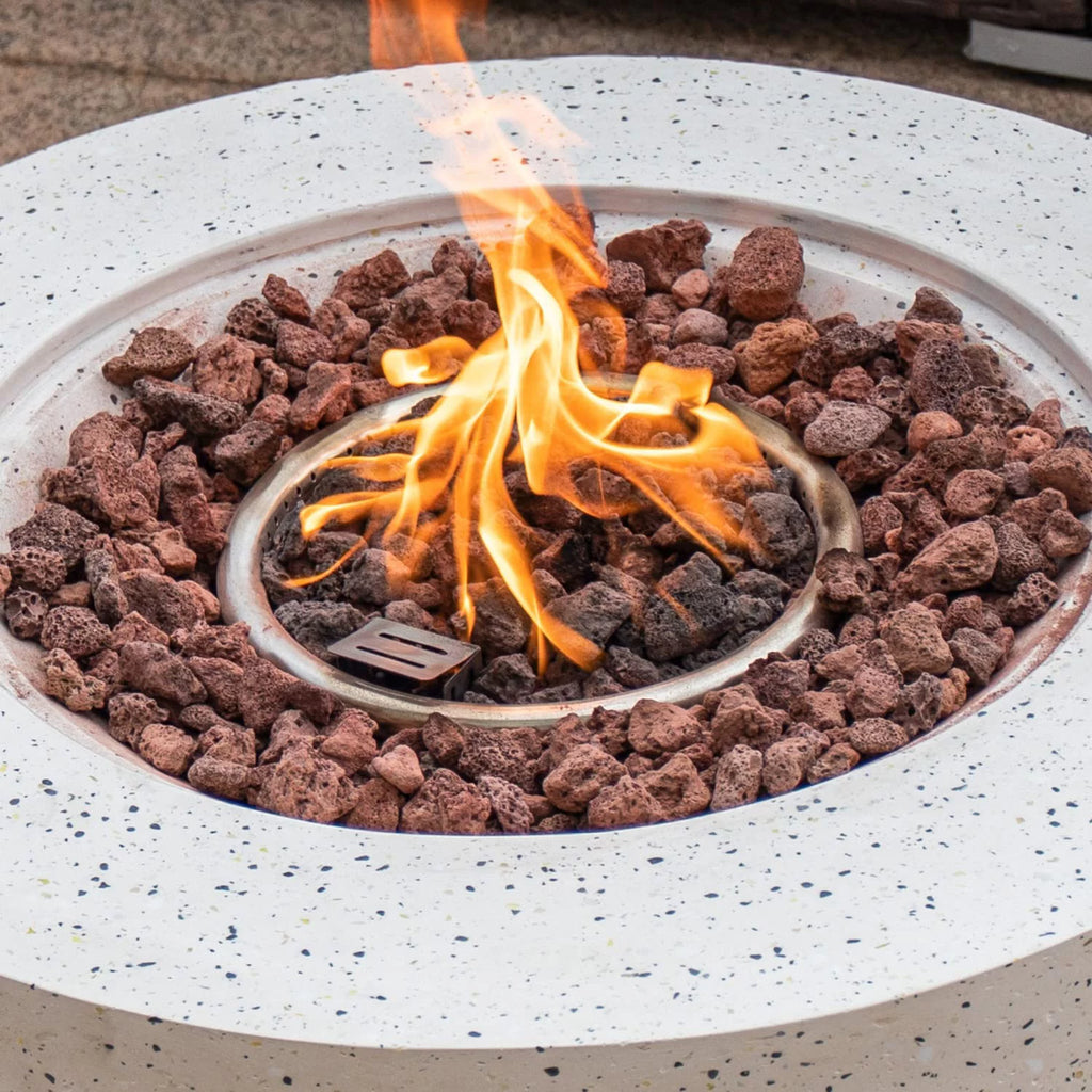 28-inch Round Propane Fire Pit Table W795248