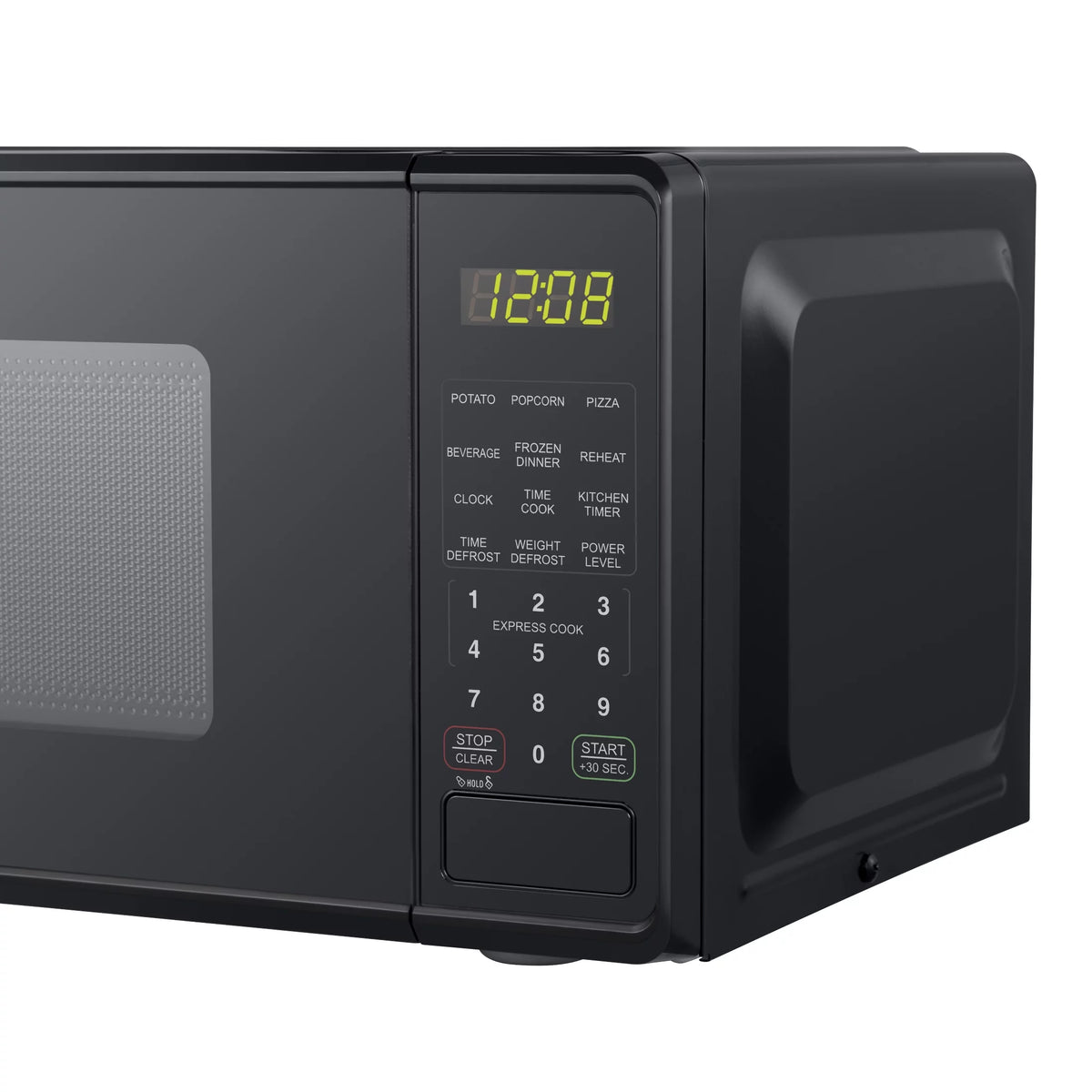 0.7 Cu ft 700 Watts Black Countertop Microwave Oven N846851