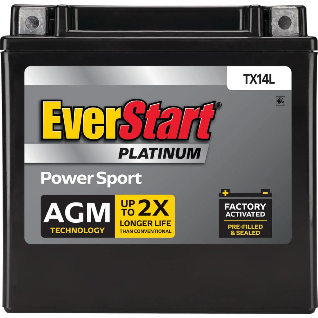 AGM Power Sport Battery Group Size TX14L 12 Volt 200 CCA H23054