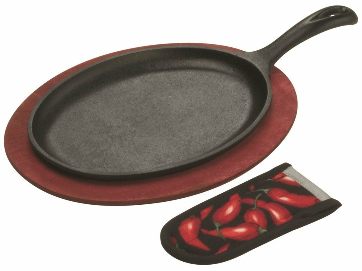 Cast Iron Fajita Set L146
