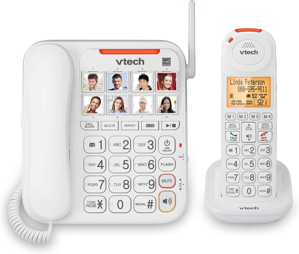 Amplified Corded/Cordless Phone with Answering Machine N767242