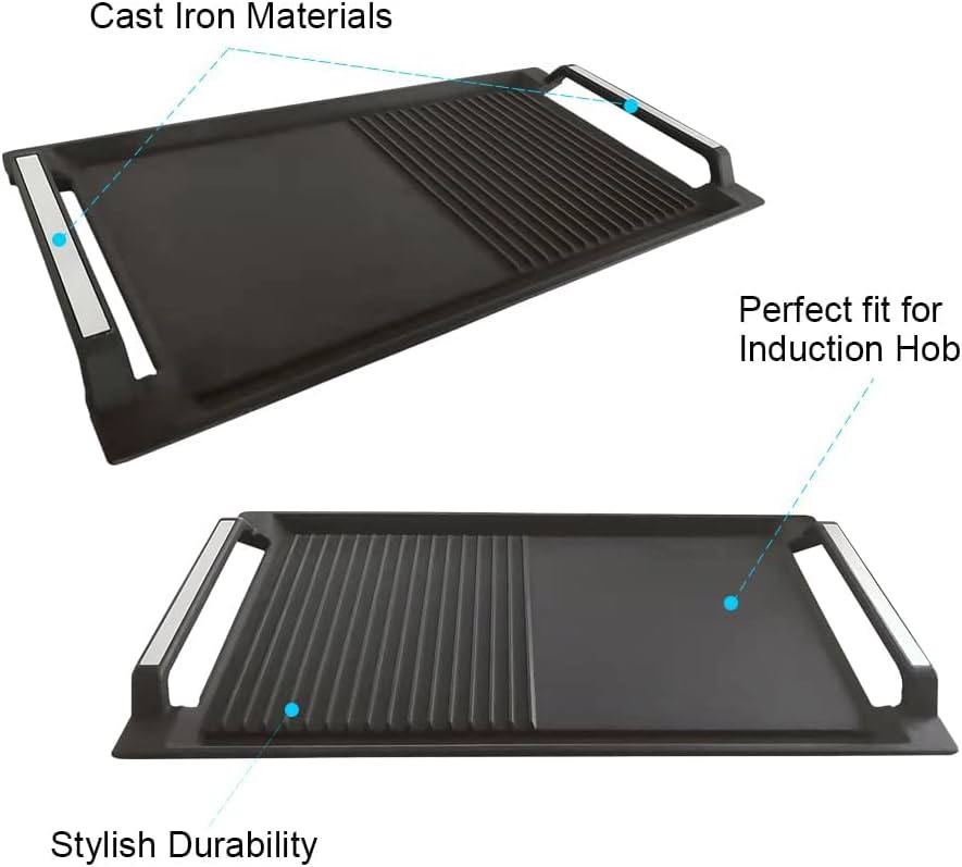 Cast Iron Griddle Pan with 2 Handles U40685
