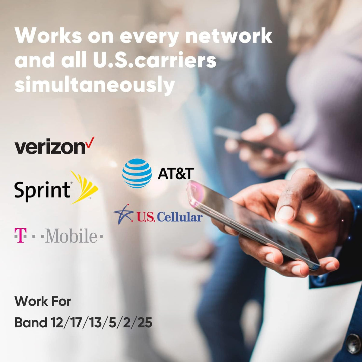 Cell Phone Signal Booster for Home, Band 12/17/13/5/2/25, Coverage Up to 2,000 sq ft A252403