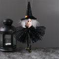 Pumpkin Witch Doll Halloween Cat Novelty Toy E19519