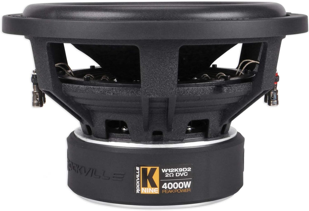 12 4000 Watt Car Audio Subwoofer with Vented Sub Box Enclosure D708
