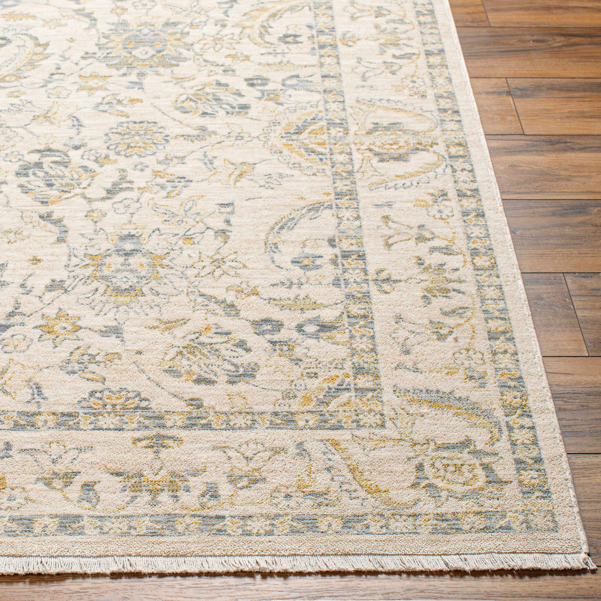 Brown Gray Area Rug O9575