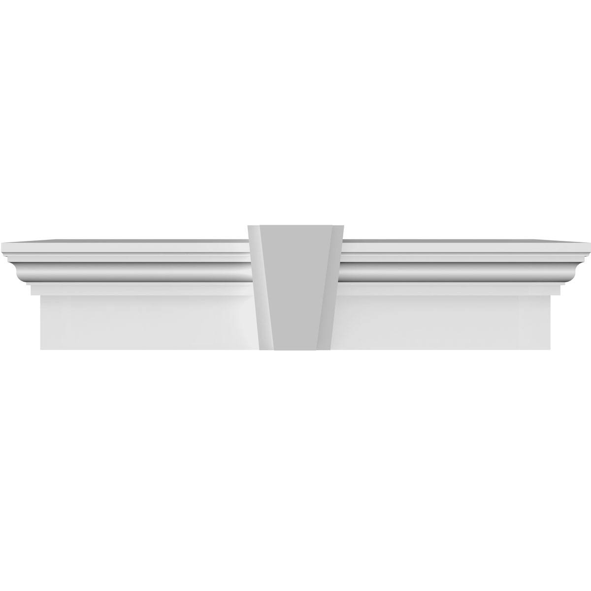 Traditional Crosshead with Deco Keystone U721587