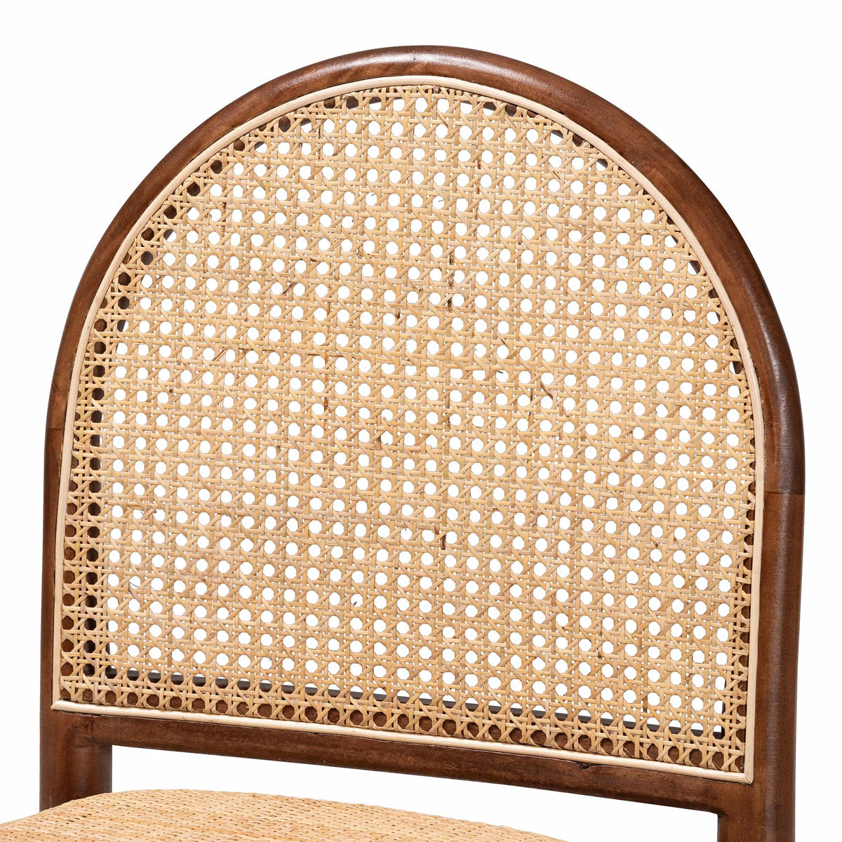 Walnut Brown Dining Chair 2-Piece D786356