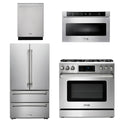 36 Propane Gas Range, Microwave, Refrigerator, Dishwasher D2204