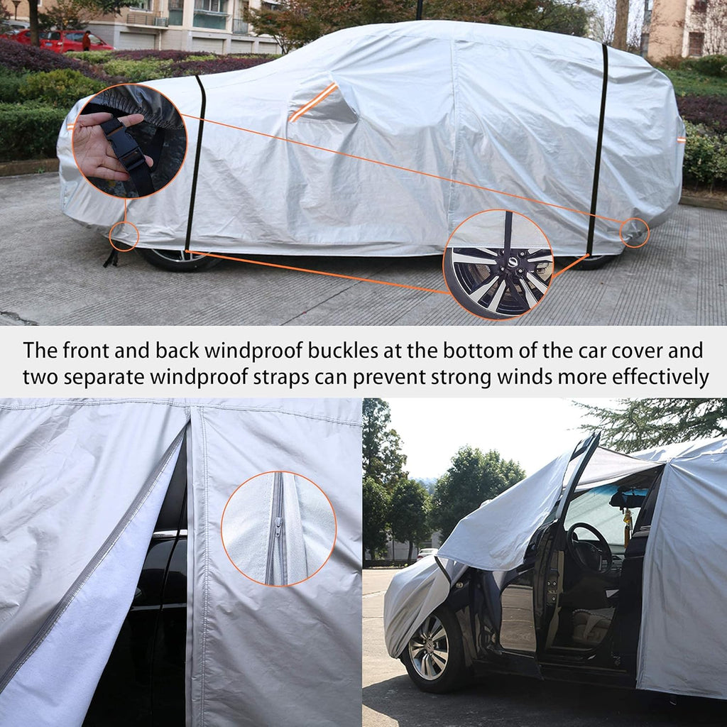 SUV Car Cover Waterproof All Weather with Zipper C861527