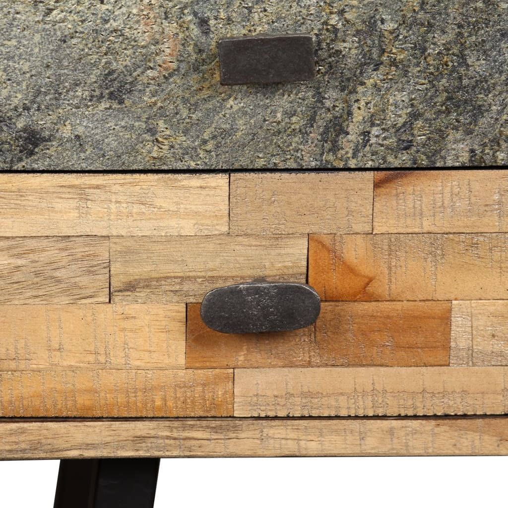 Solid Reclaimed Teak Writing Desk V807