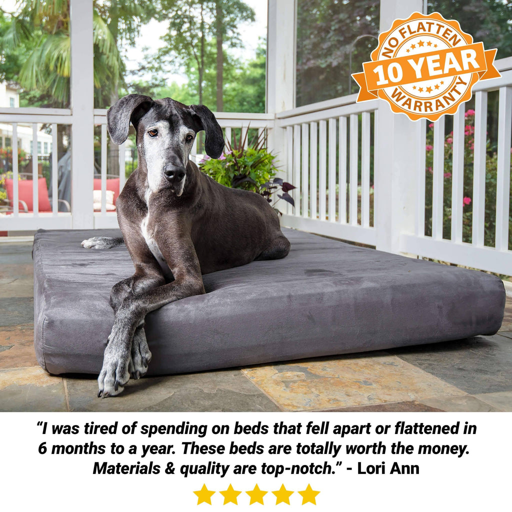 Orthopedic Dog Bed Charcoal Gray Large D89216