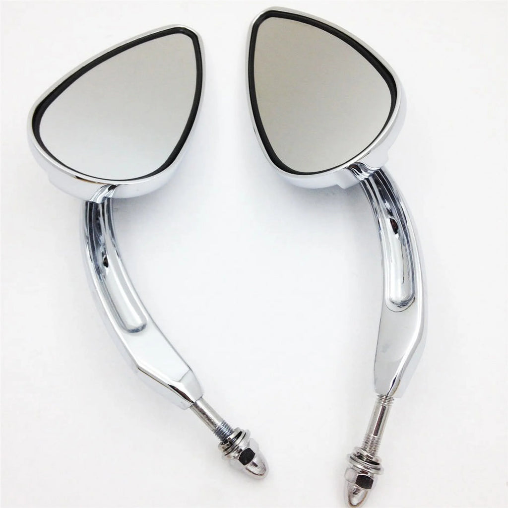 Skull Flame Side Mirrors chrome P768