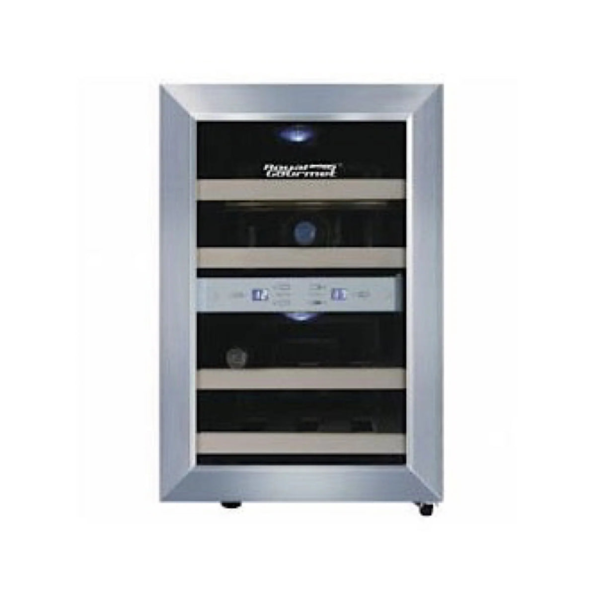 12 Bottle Dual Zone Thermoelectric Wine Cooler Y88276