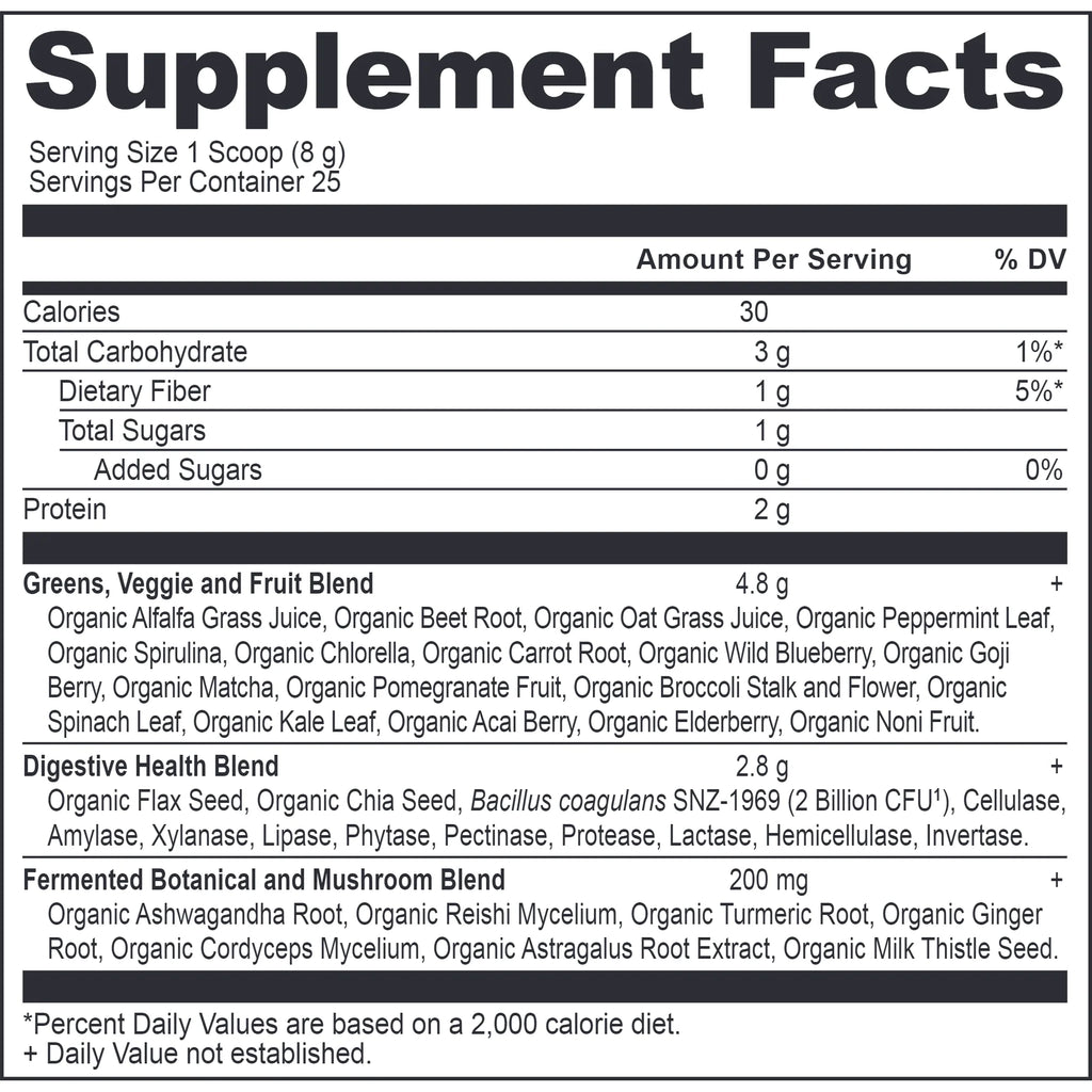 Organic SuperGreens Powder G66093