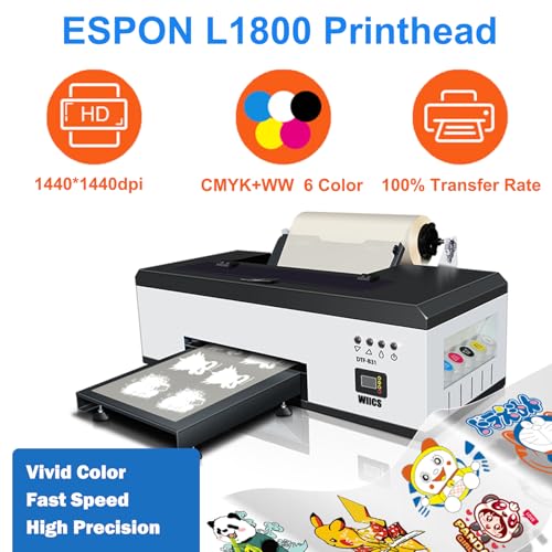 DTF Printer Machine with XP600 Printhead, 5760 * 1440dpi, Roll Feeder A763944