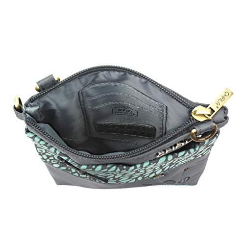 Nylon Faux Leather Crossbody Handbag with Adjustable Strap E834