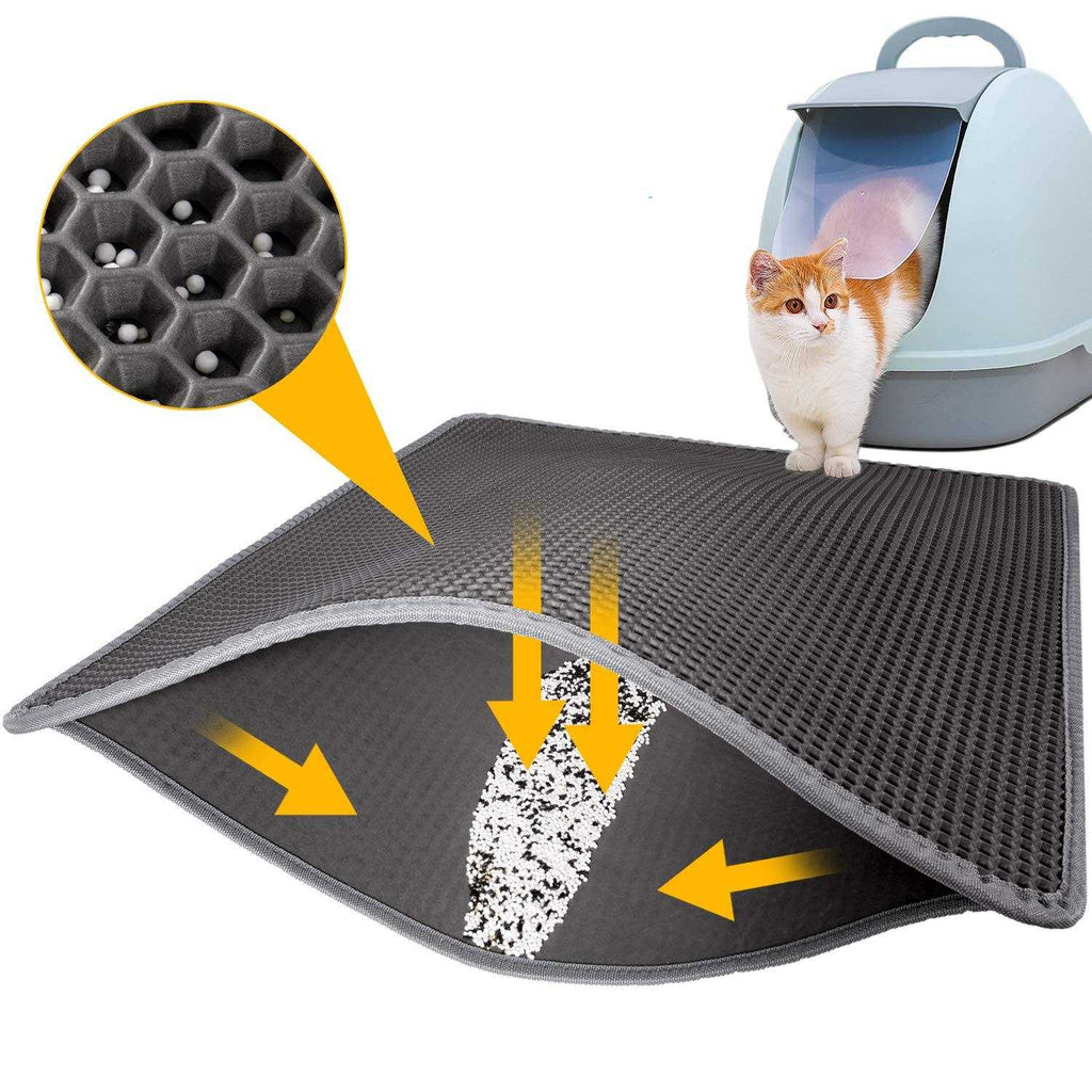 Grey Cat Litter Mat P9902