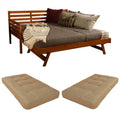 3-Piece Fabric Daybed with 2 Mattresses K683653