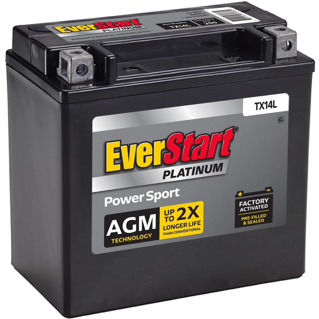 AGM Power Sport Battery Group Size TX14L 12 Volt 200 CCA H23054