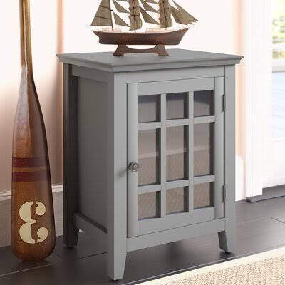 Gray 1 Door Accent Cabinet V72311