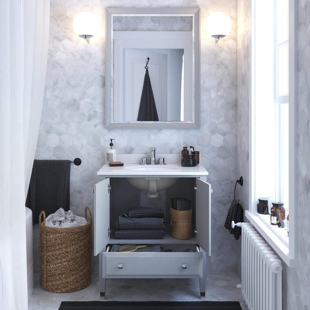 Gray Bathroom Vanity with Sink K517217