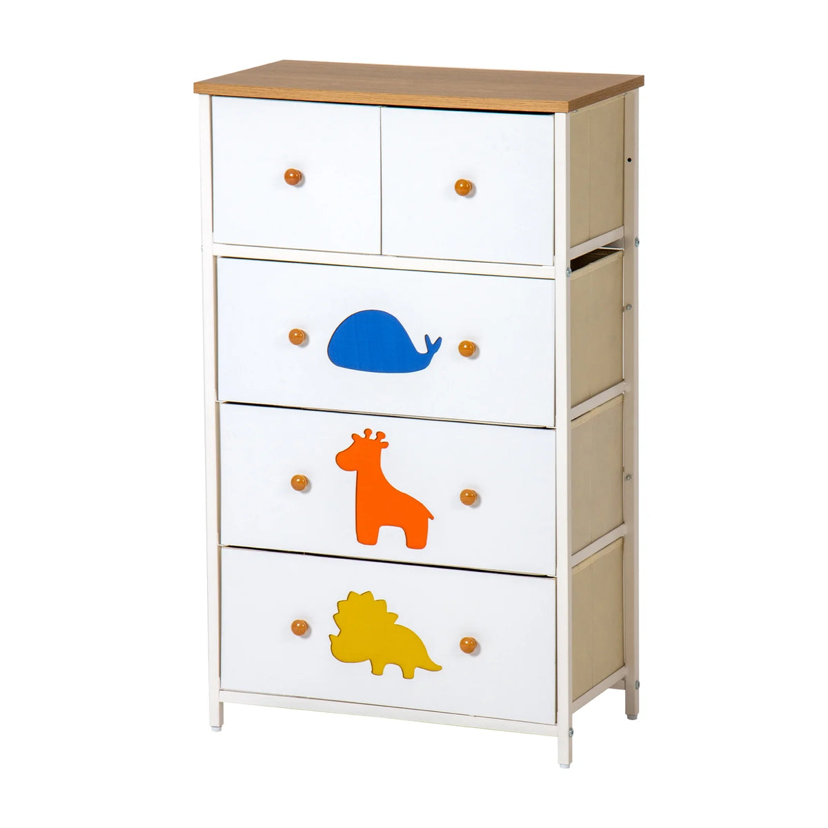 White 5 Drawer Dresser O826820
