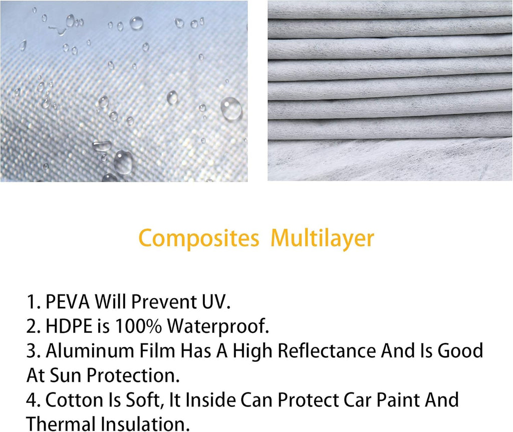 SUV Car Cover Waterproof All Weather with Zipper C861527