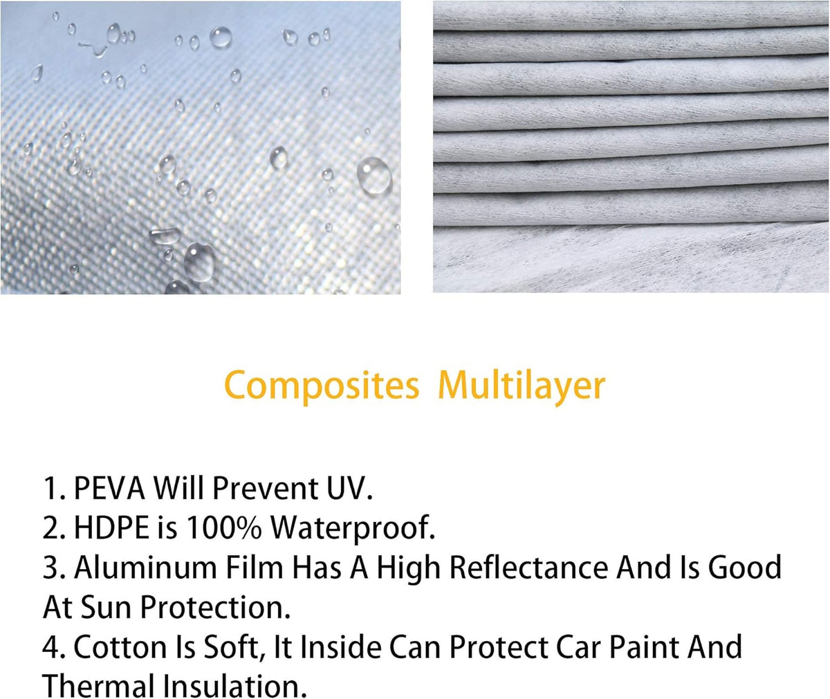 SUV Car Cover Waterproof All Weather with Zipper C861527