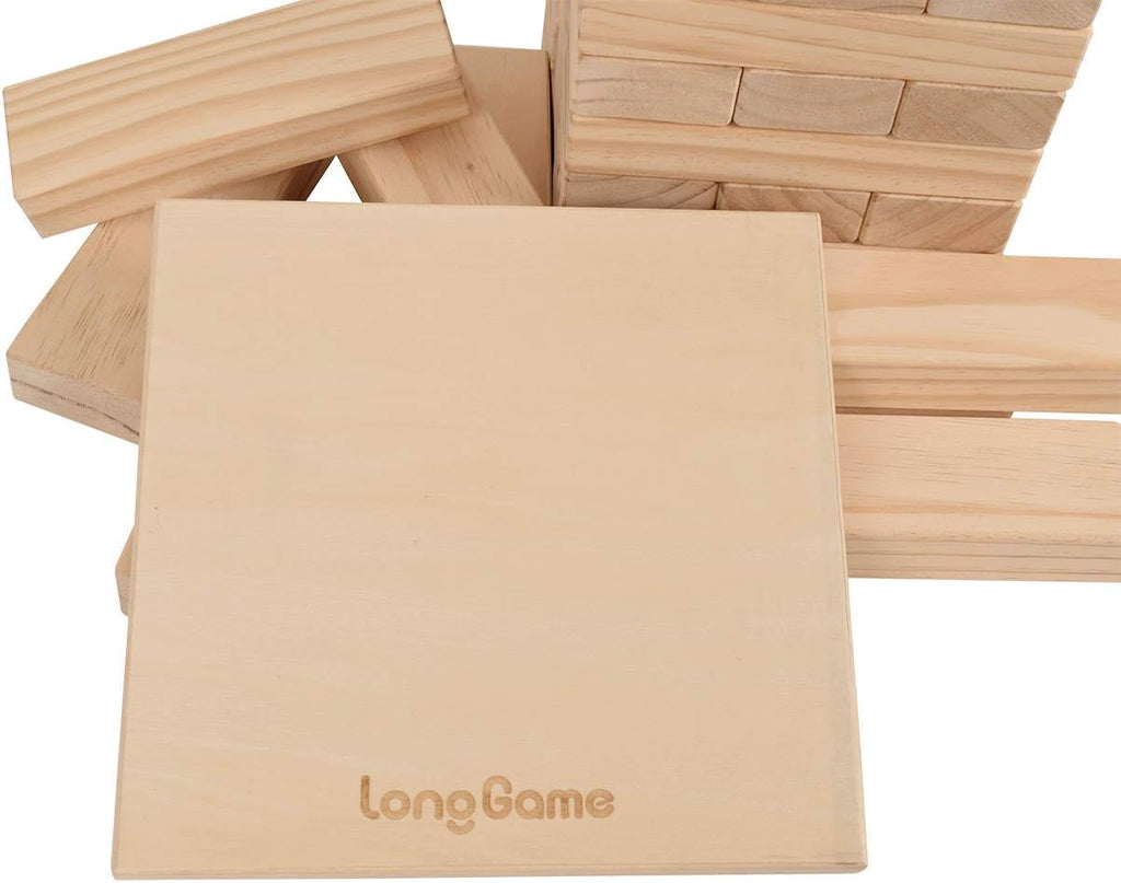 Jumbo Wood Stacking Lawn Game with Carry Bag G513091