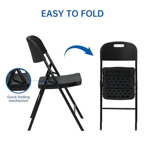 10 Pack 800 LBS White Folding Chairs M771878