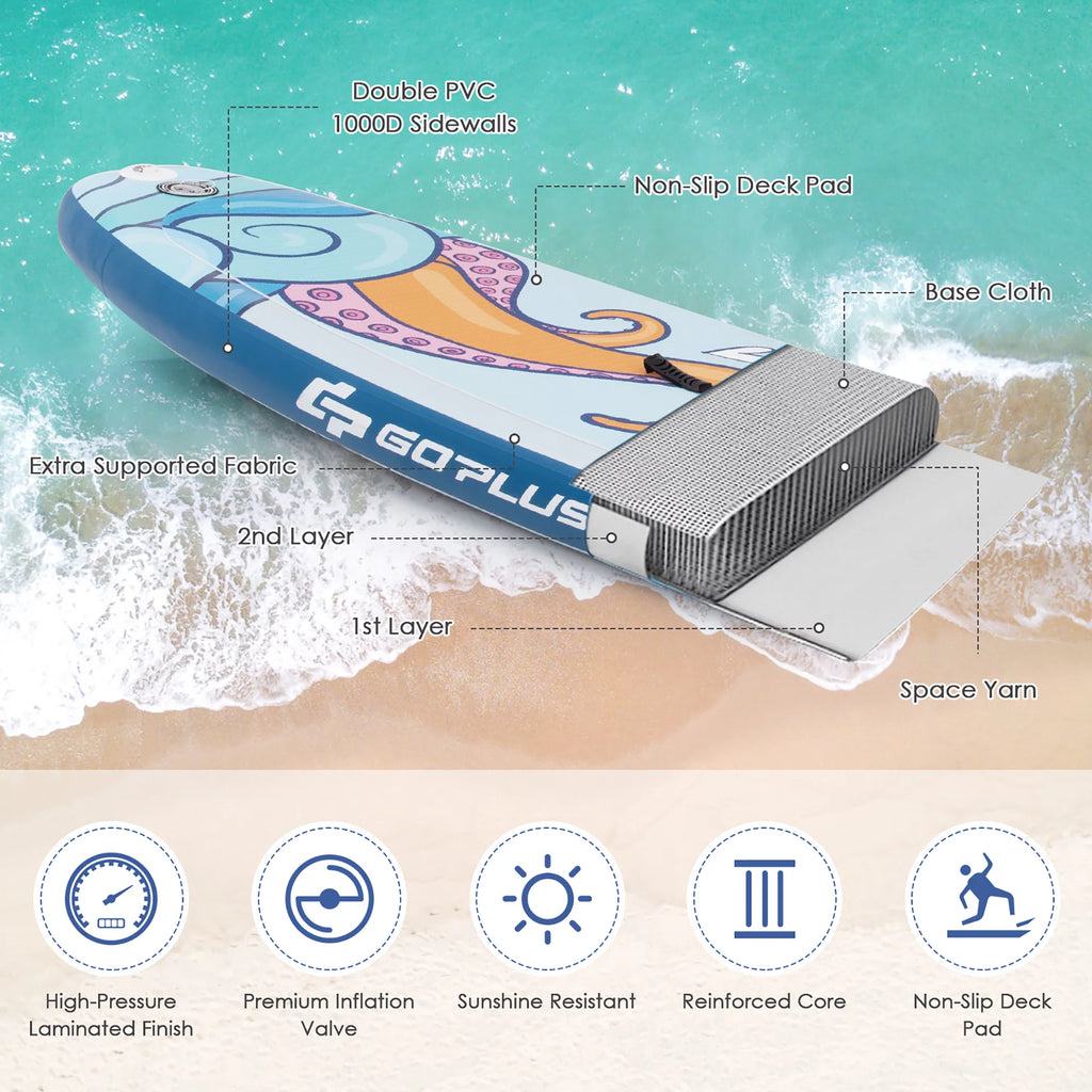 10.5' Inflatable Stand Up Paddle Board L324095