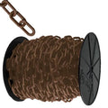 Plastic Chain on A Reel, 250&L, HDPE, Brown Z350