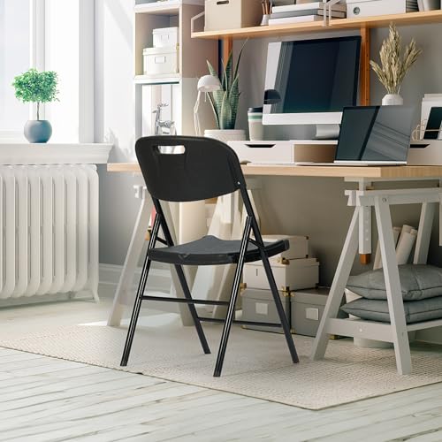 10 Pack 800 LBS White Folding Chairs M771878