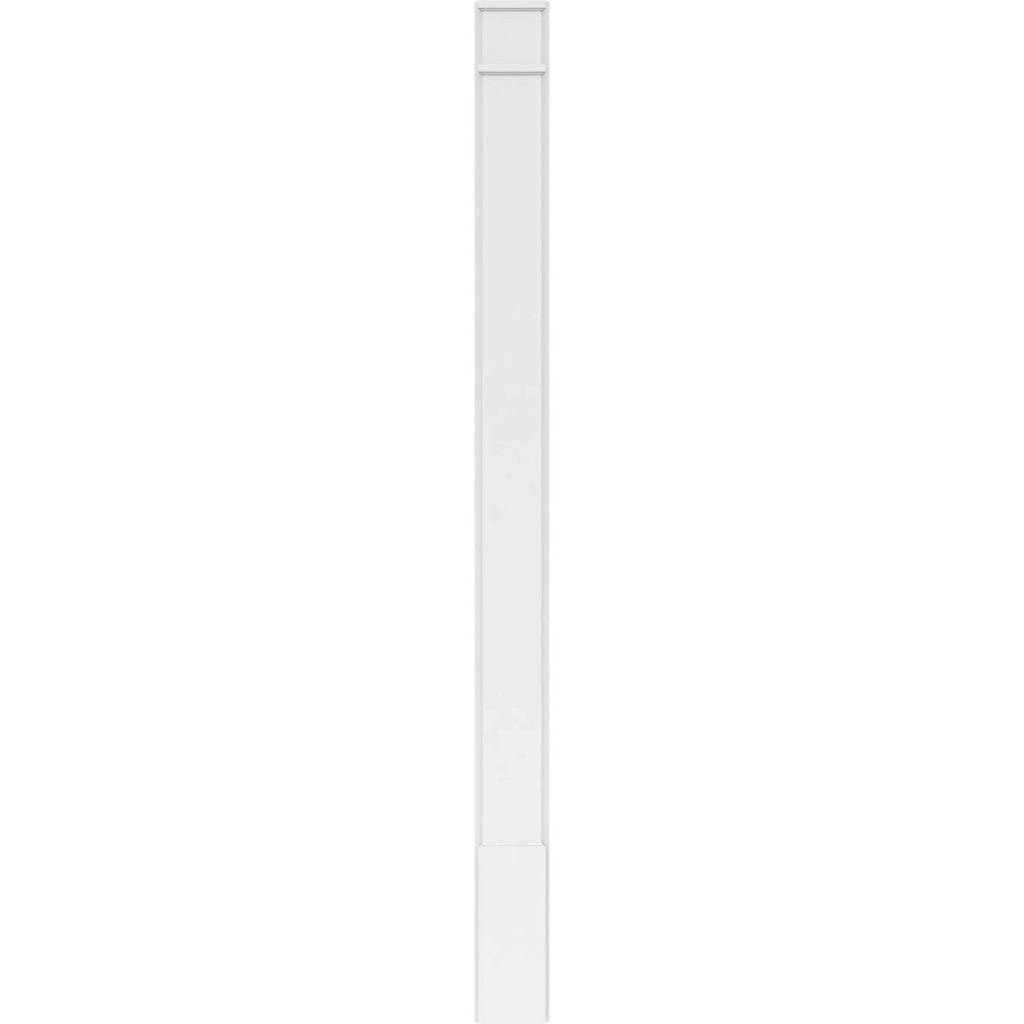 Plain PVC Pilaster with Capital and Base (Pair) H5665
