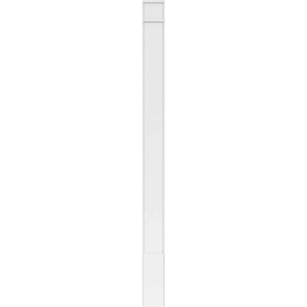 Plain PVC Pilaster with Capital and Base (Pair) H5665