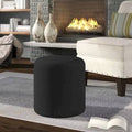 Black Pouf D36154