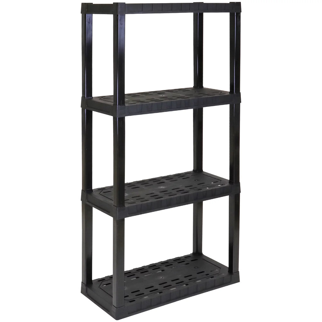 4-Tier Black Shelving Unit B53629