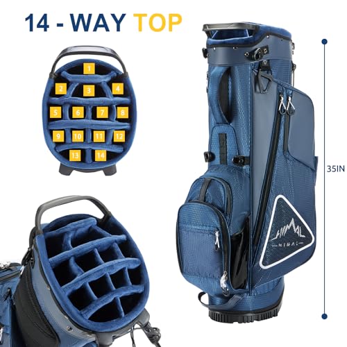14-Way Golf Stand Bag with Rain Cover Q4843