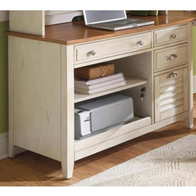 Bisque Computer Credenza F382